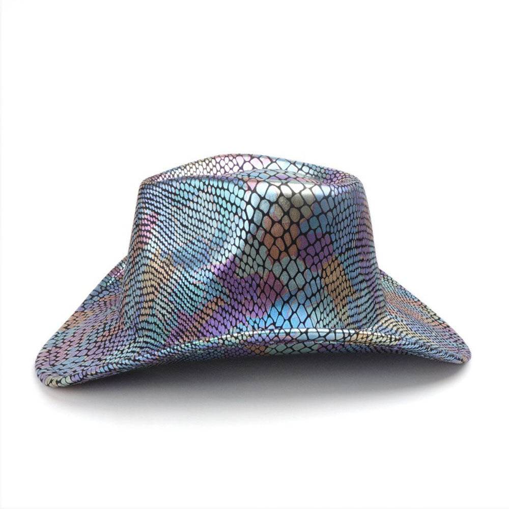Western cowboy hat men's retro sequined Party dance - Ecosfun