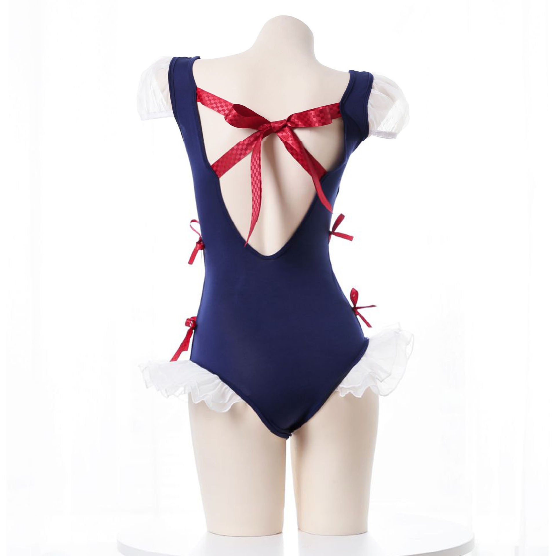 Lotus Leaf One-Piece Princess Maid Uniform Suit
