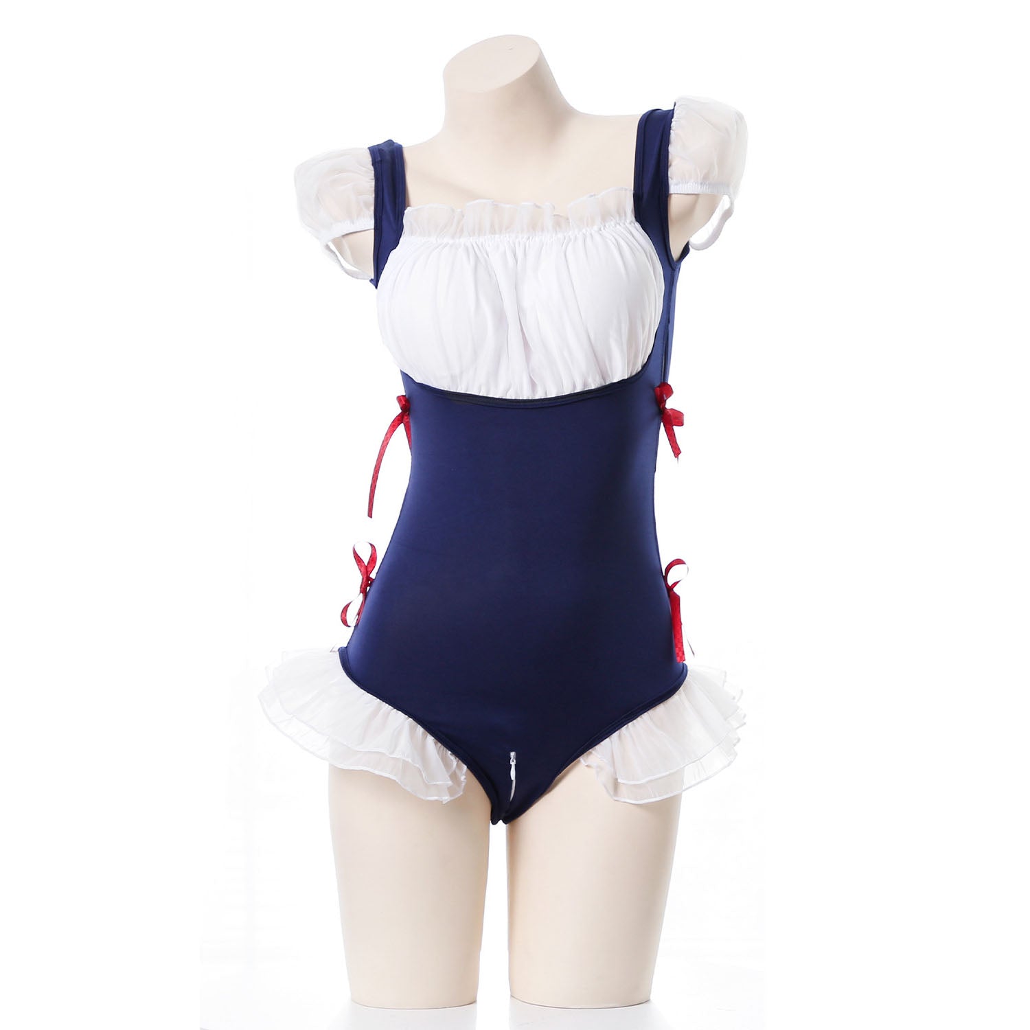 Lotus Leaf One-Piece Princess Maid Uniform Suit