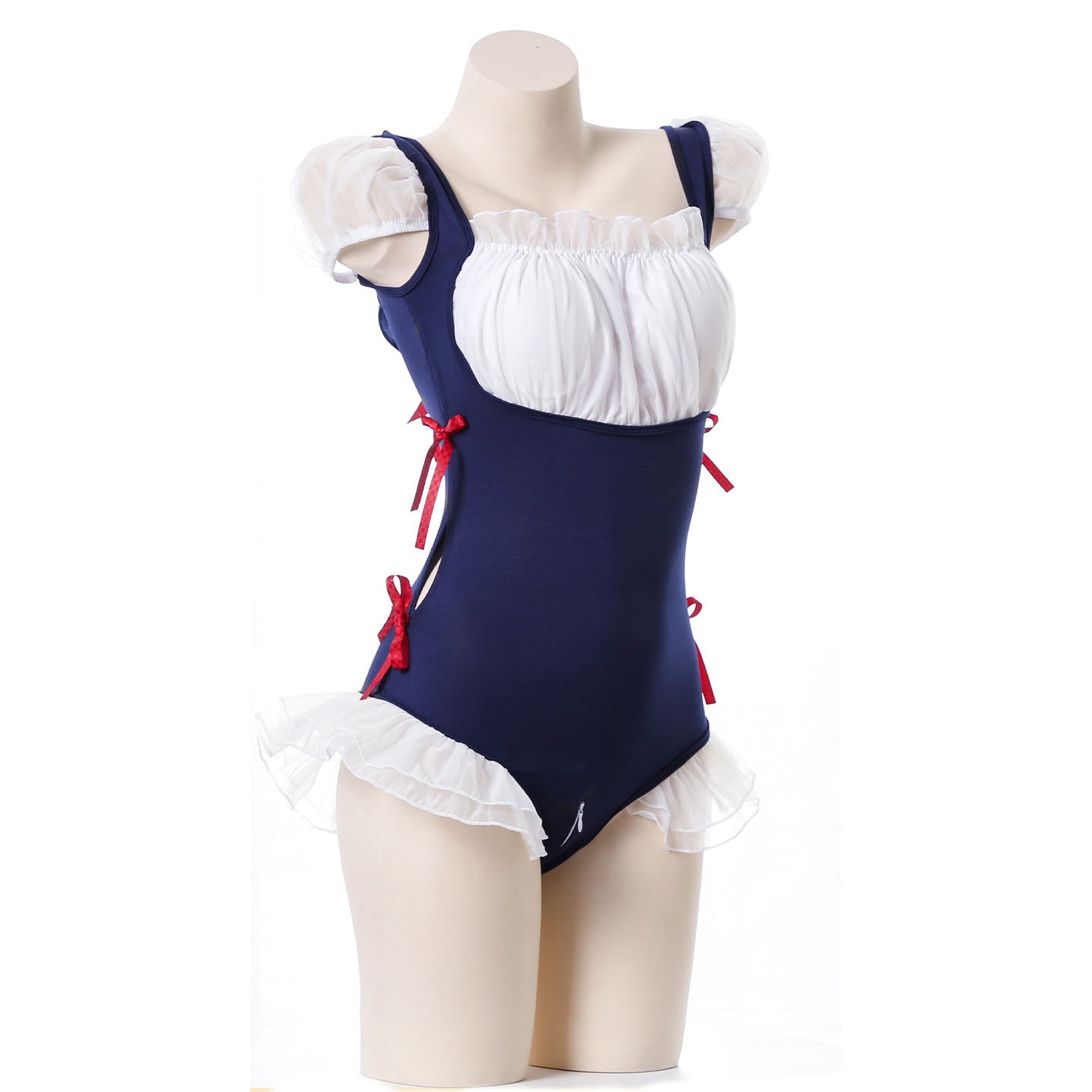 Lotus Leaf One-Piece Princess Maid Uniform Suit
