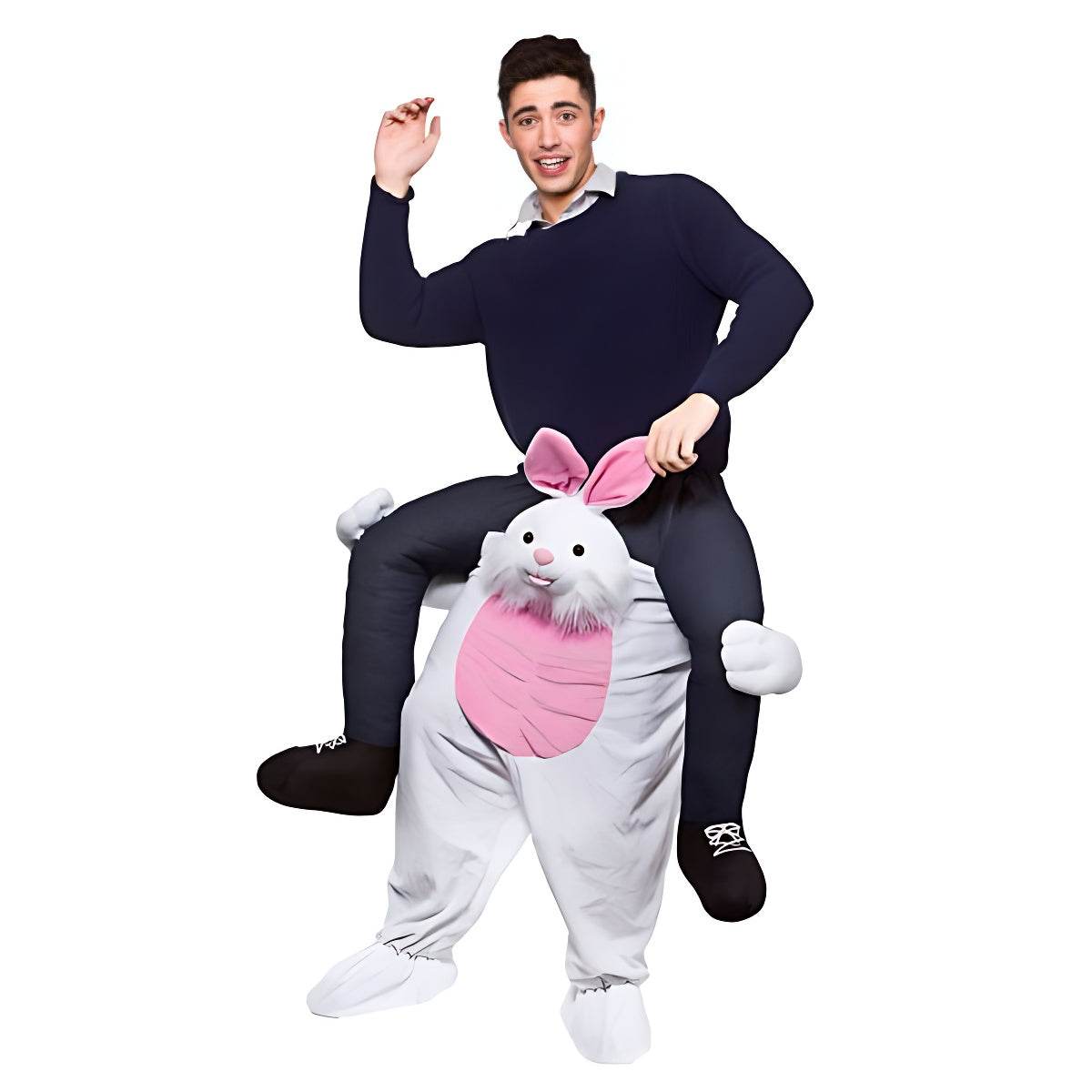 White Bear Pink Pig Rabbit Kangaroo Horse Funny Puppet Costumes - Ecosfun