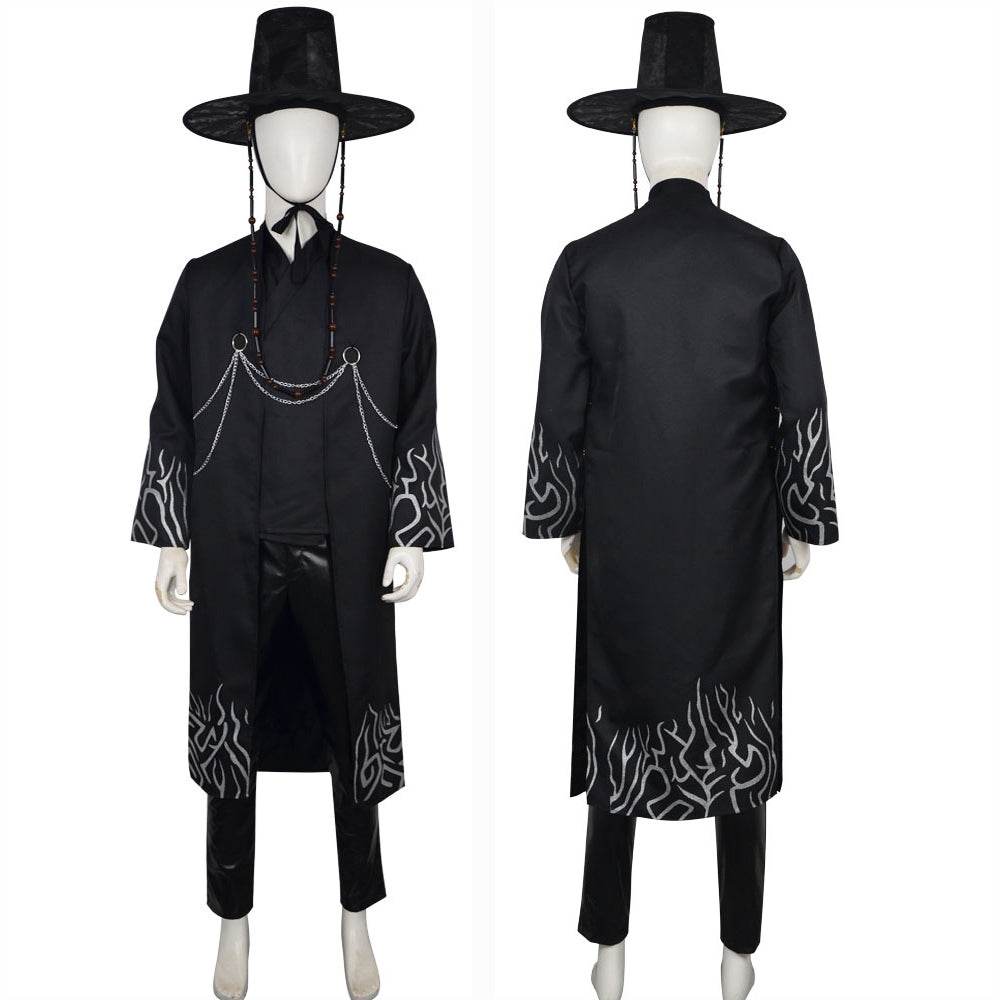 Kpop Demon Hunters Jinu Costume Cosplay Outfit Hat For Adult Man Halloween - Ecosfun