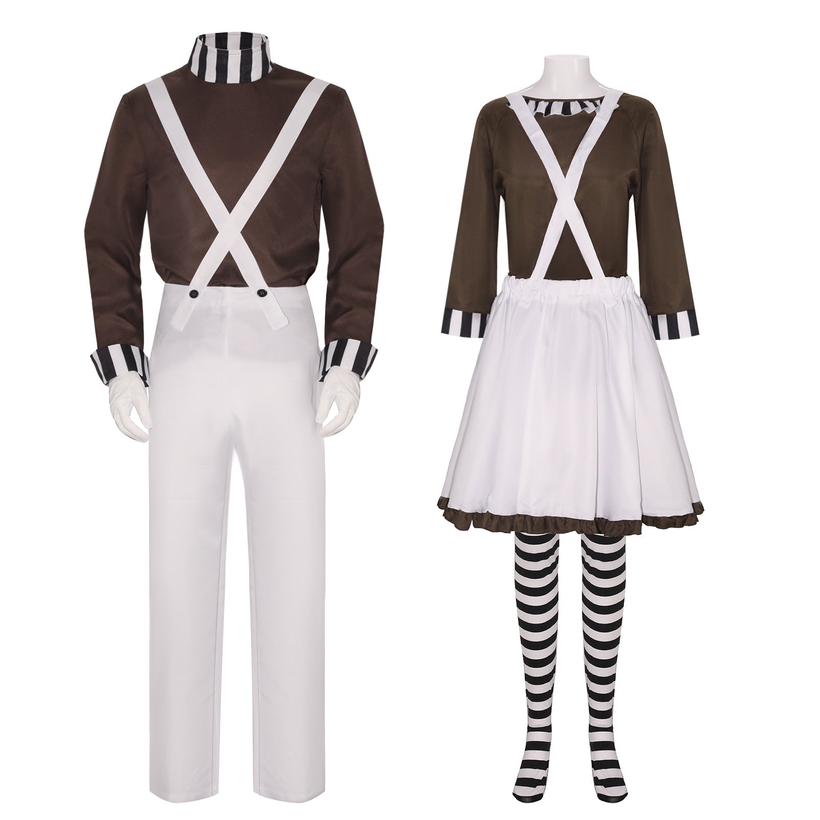 Charlie and the Chocolate Factory Clown Cosplay Costume Carnival Suit
