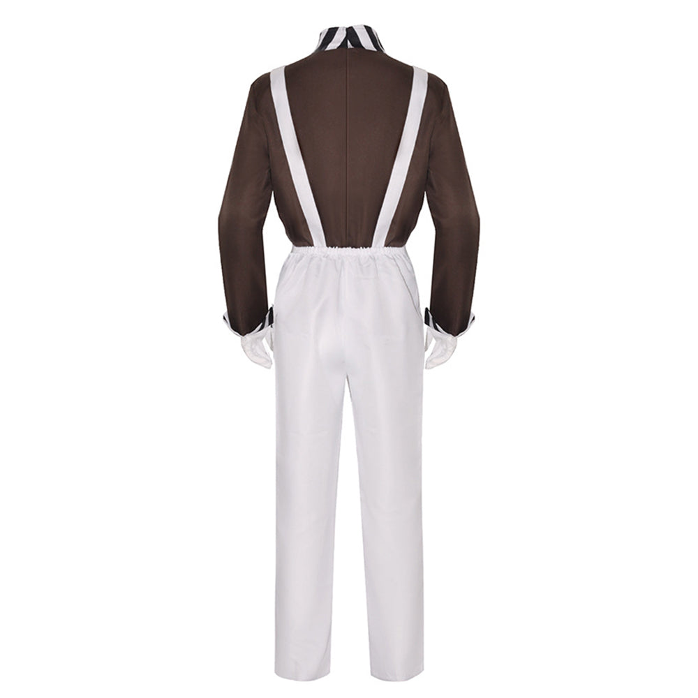 Charlie and the Chocolate Factory Clown Cosplay Costume Carnival Suit