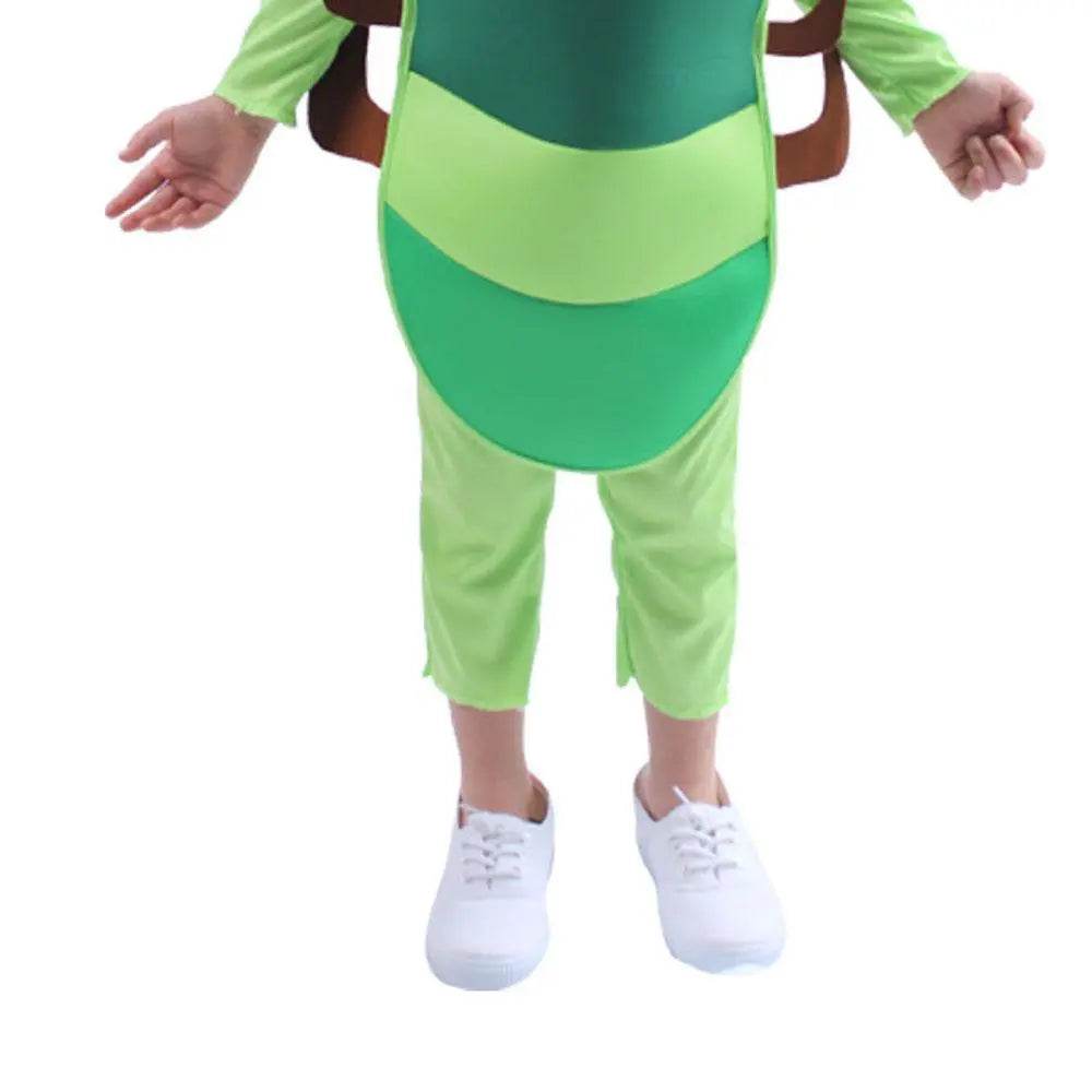 Caterpillar Cosplay Costume Boys Girls Halloween Jumpsuit Book Week Dress Up for Kids - Ecosfun