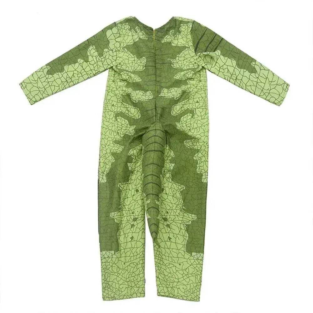 Child's Triceratops Dinosaur Cosplay Costume Jumpsuit Halloween Dress Up for Kids - Ecosfun