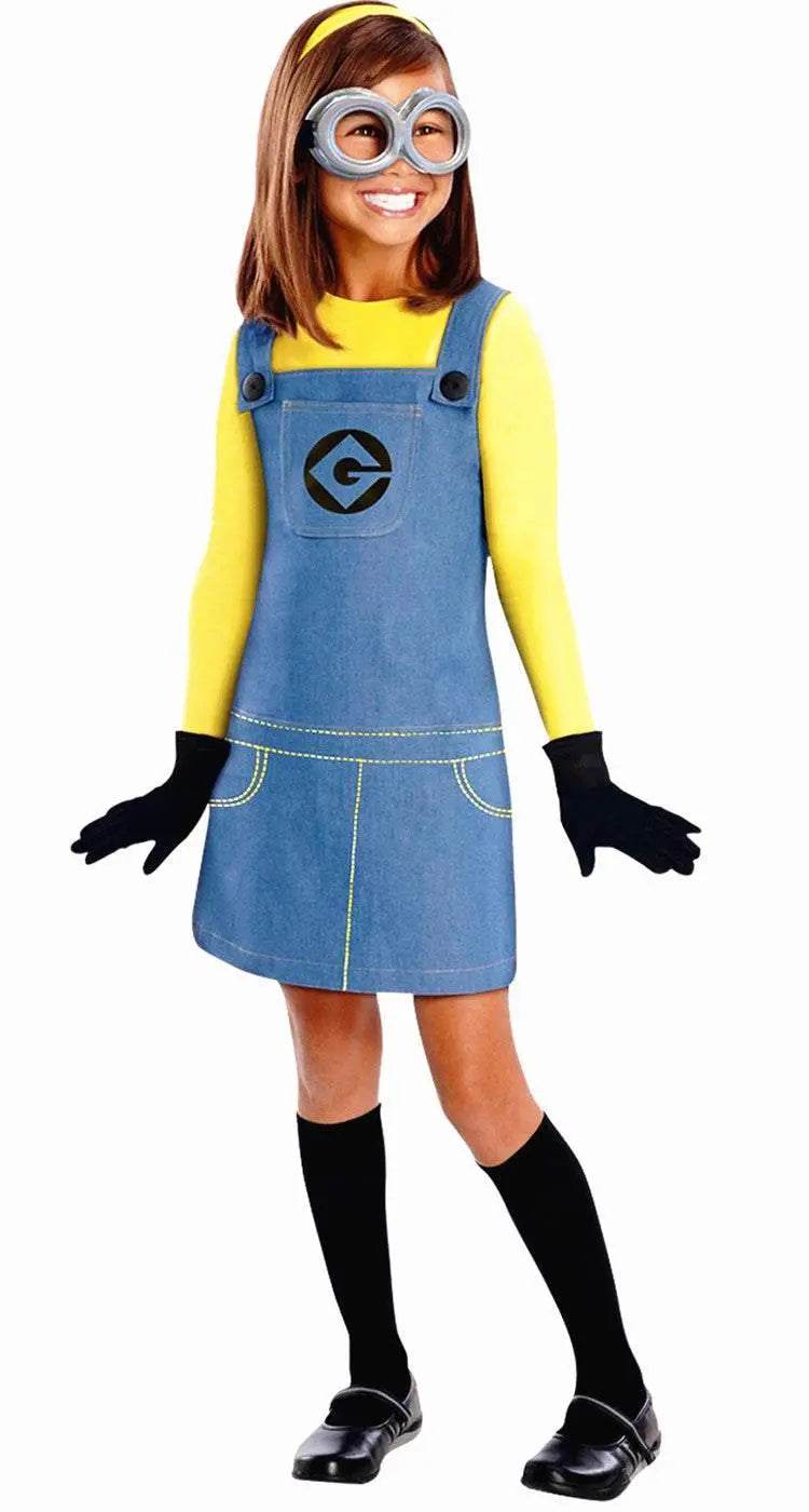 Despicable Me Minions Kids Children Cartoon Cosplay Costume Boys Girls - Ecosfun