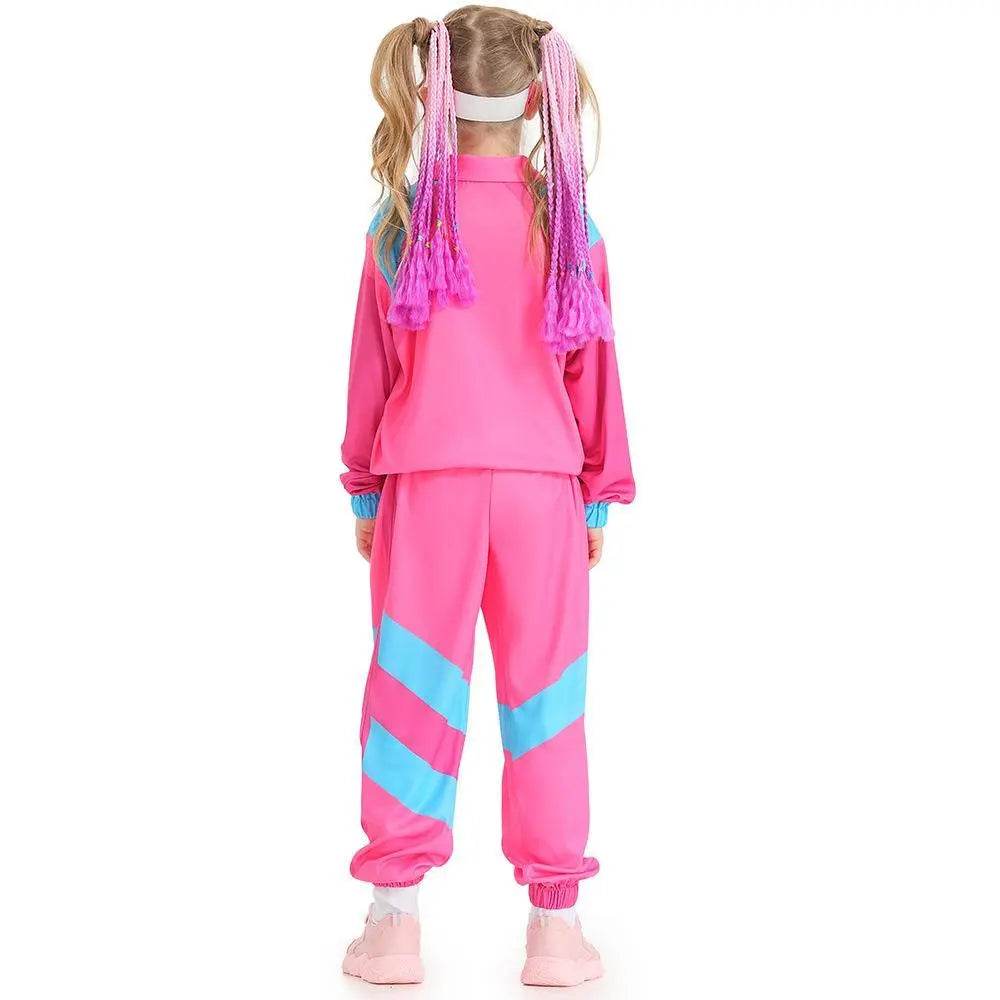 Disco 80S Costume Outfits Dance Set Hip Hop Modern Jazz Team Performance Kids - Ecosfun