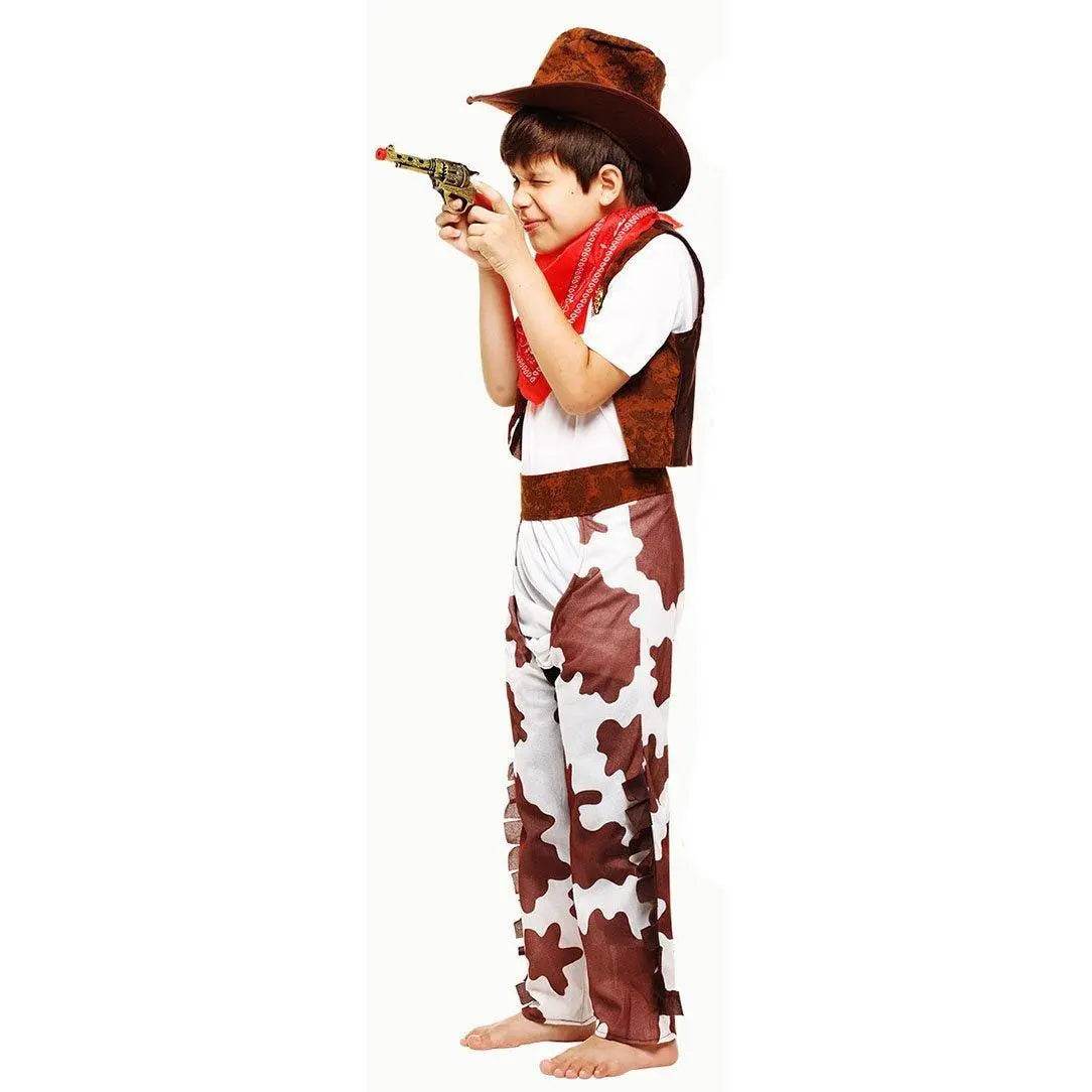 Family Matching West Cowboy Costumes outfit classic wild fancy dress western - Ecosfun