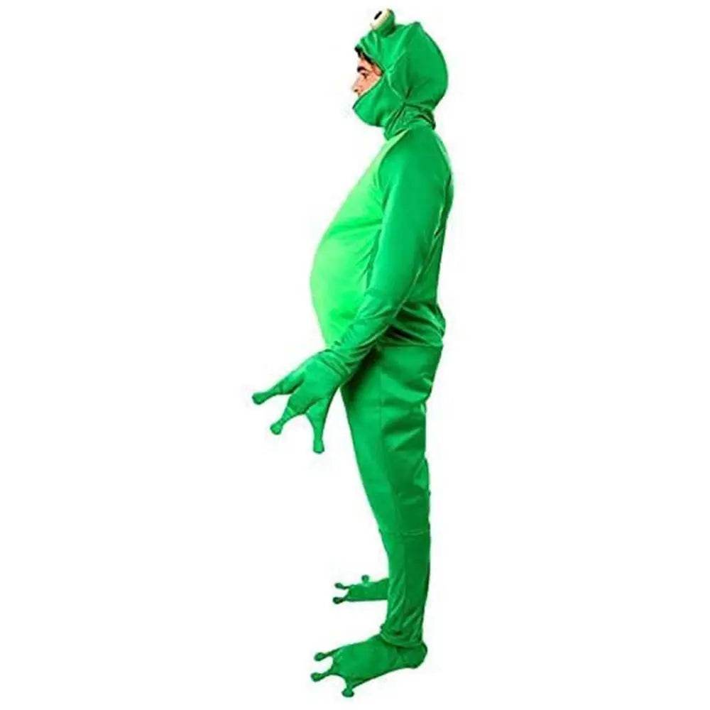 Frog Prince Jumpsuit Adult Animal Stage Party Halloween Costumes - Ecosfun