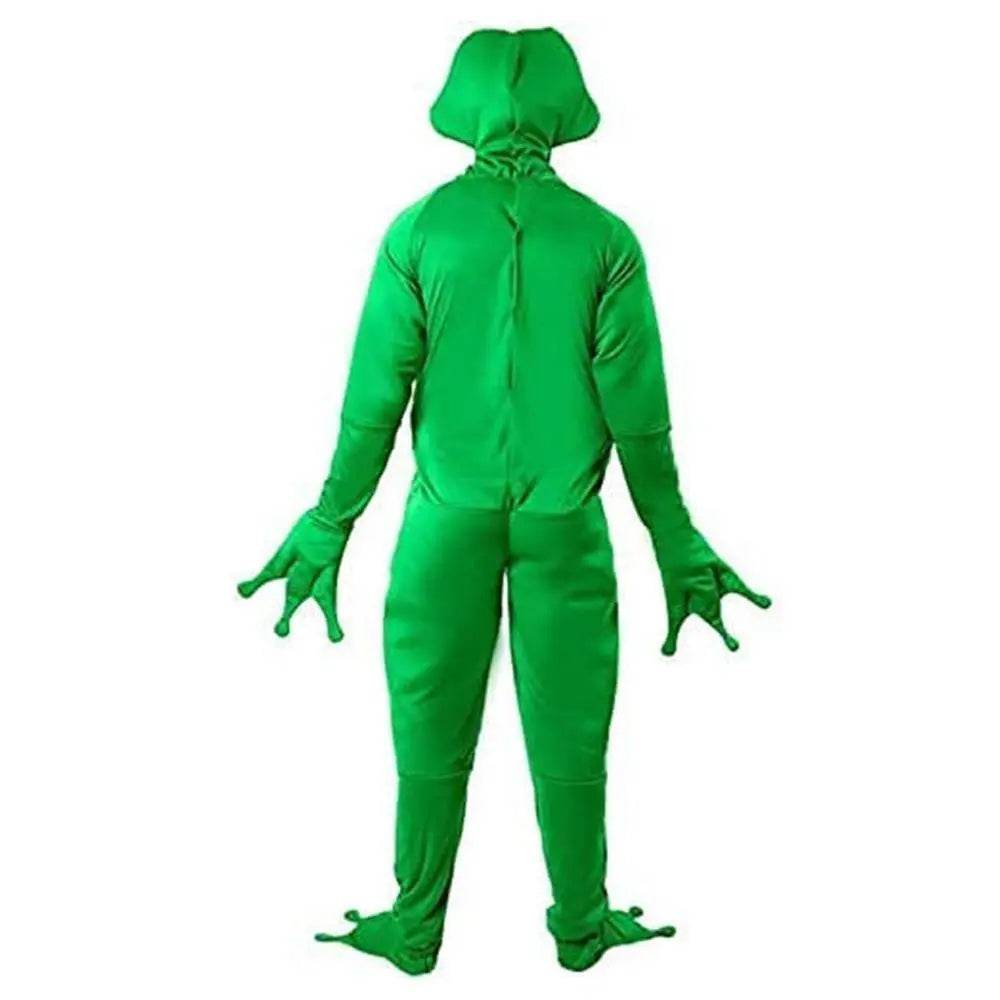Frog Prince Jumpsuit Adult Animal Stage Party Halloween Costumes - Ecosfun