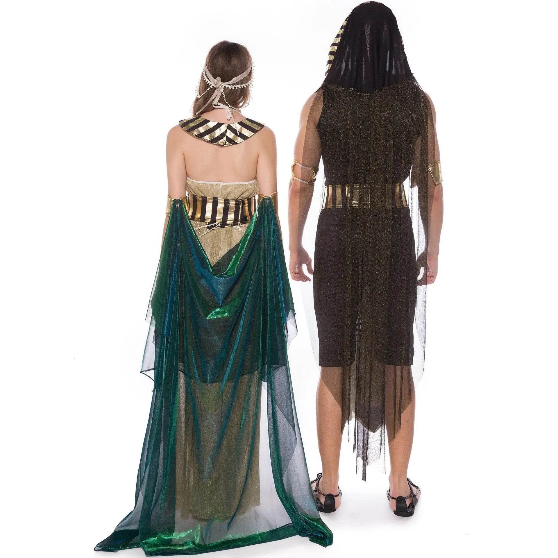 Greek Goddess Prince Couples Costume Halloween Outfits Cosplay Party Carnival - Ecosfun