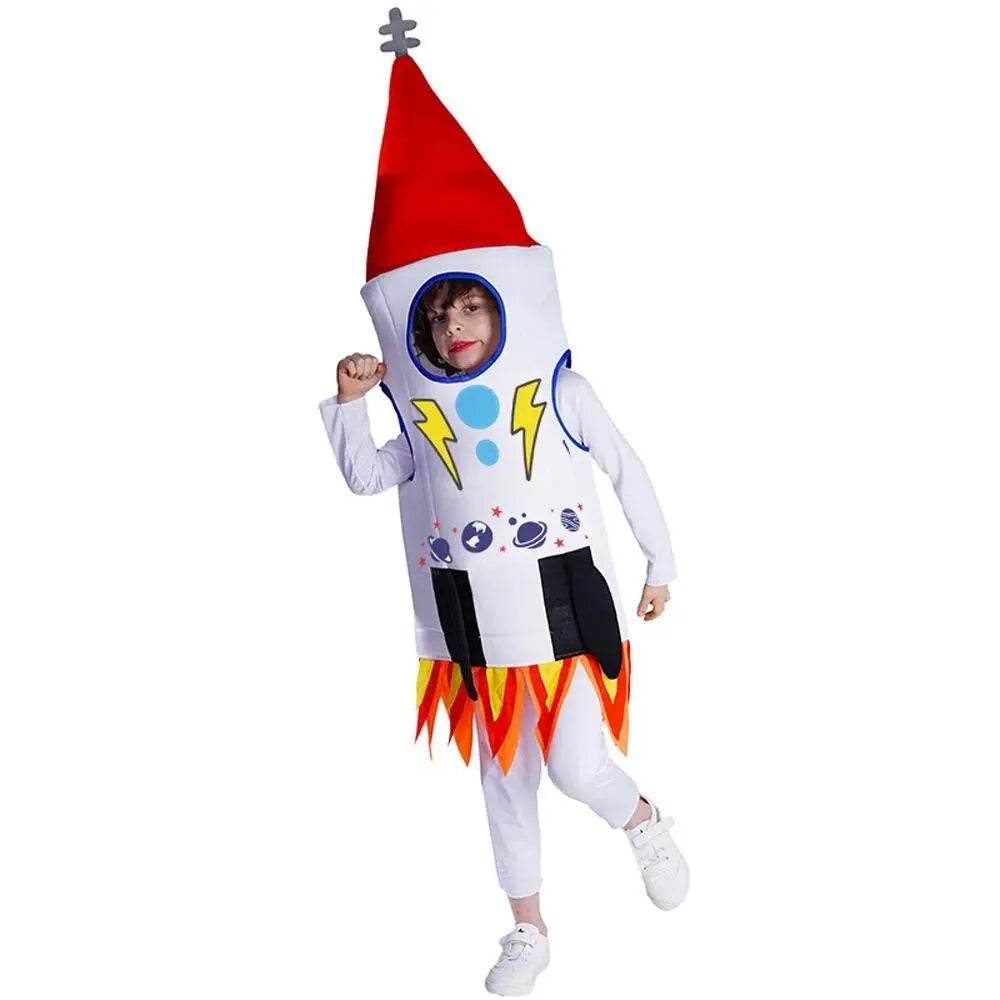 Halloween Boy's Costumes Rocket Stage Performance Jumpsuit Cosplay Costume - Ecosfun