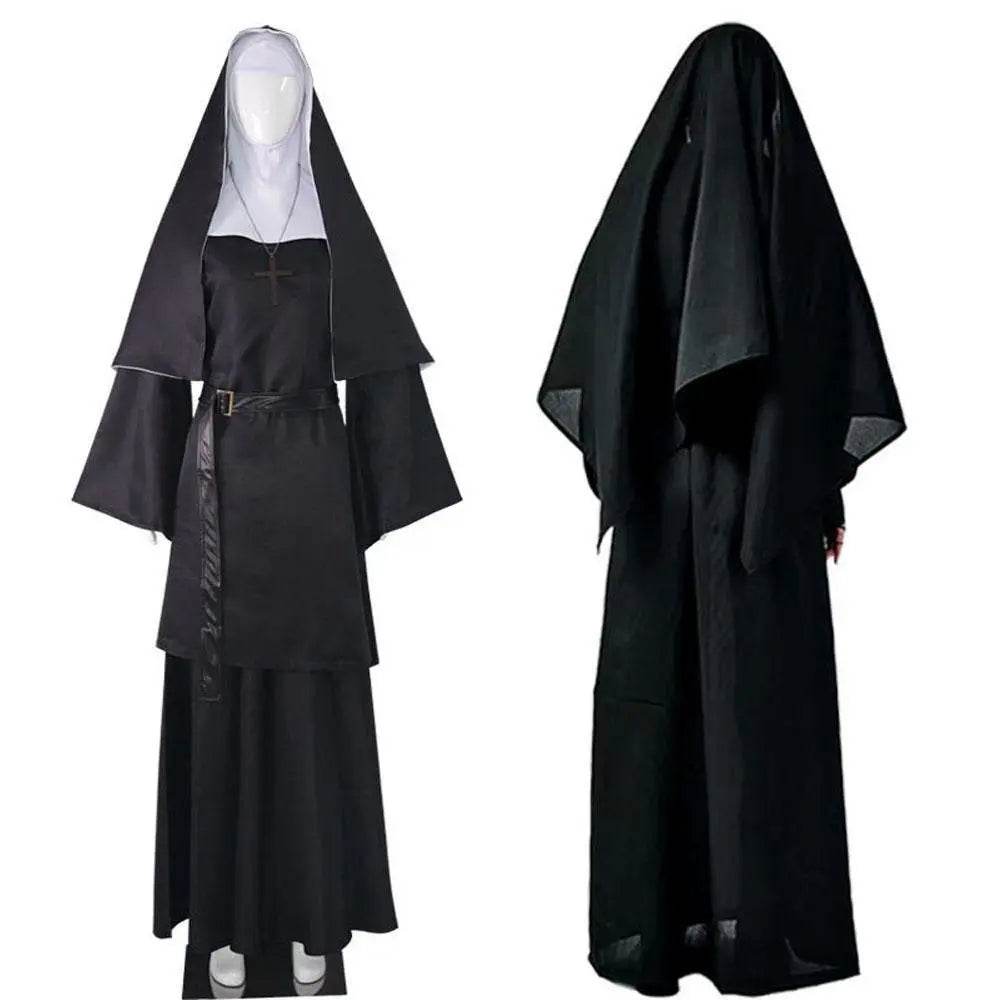 Halloween The ghost nun cosplay priest costume costumes - Ecosfun