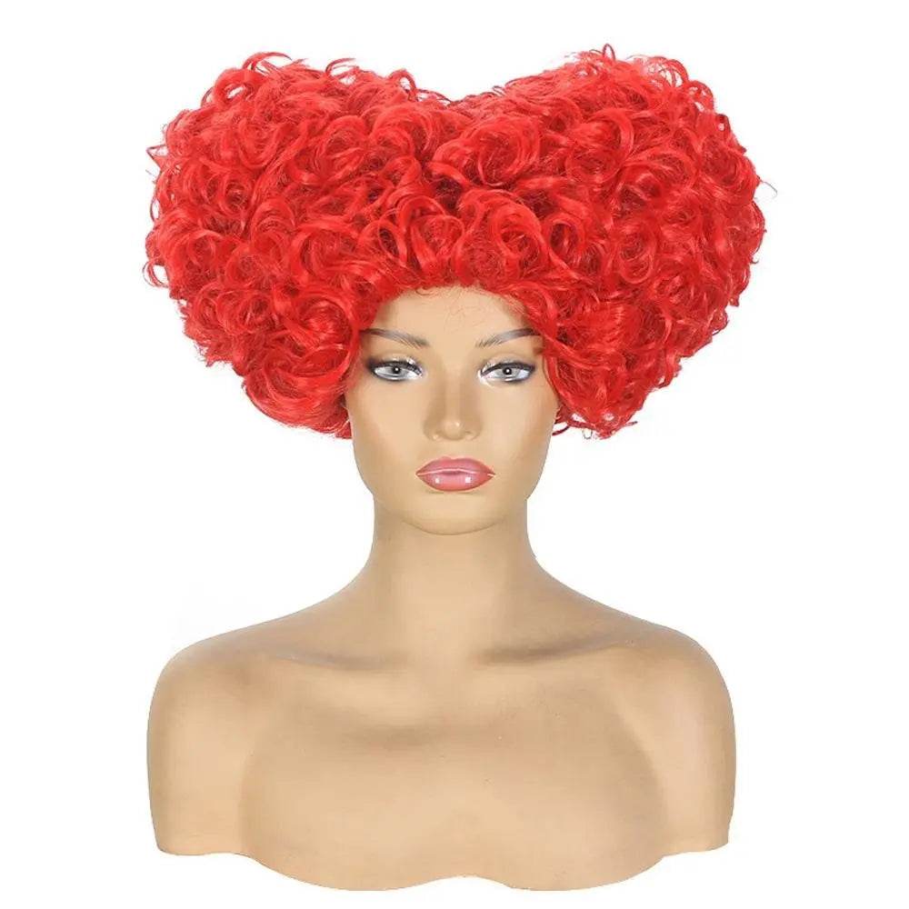 Hocus Pocus Cosplay Winifred Movie Wig Red Queen Costume Wigs for Adult - Ecosfun