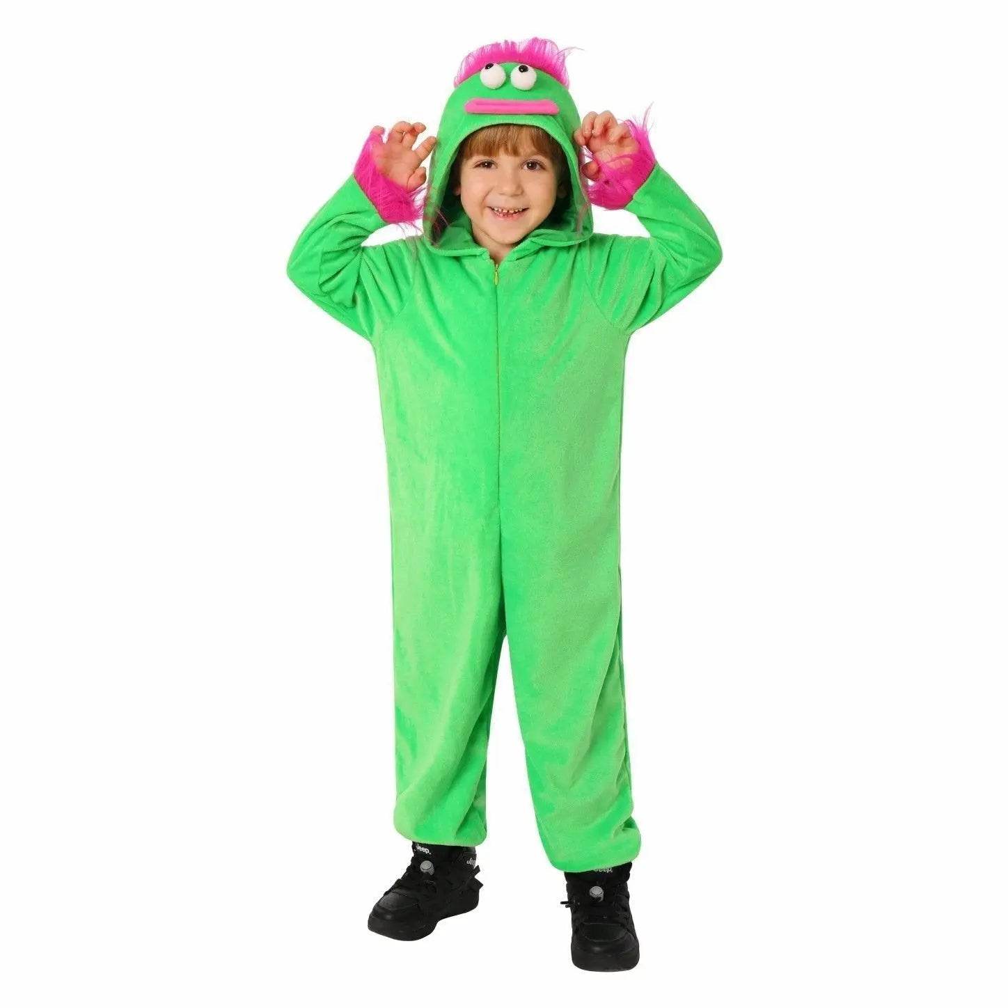 Kids Green Ugly Doll Jumpsuit Party Cosplay Costumes Halloween - Ecosfun