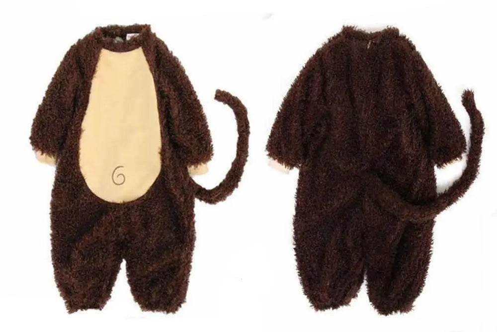Monkey Romper Baby Infant Toddler Animal Onesie Costume - Ecosfun
