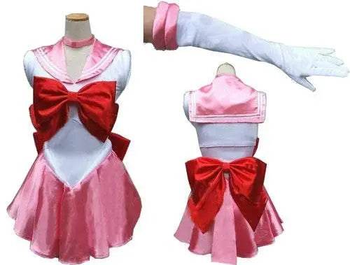 Sailor Moon Venus Uranus Cosplay Costume Dress Uniform With Gloves Halloween - Ecosfun