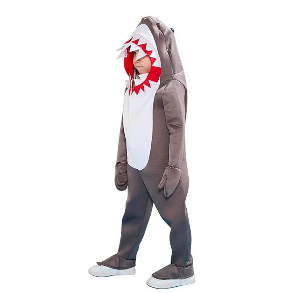 Sea Life Shark Child Jumpsuit Costume Party kids Cosplay Halloween - Ecosfun