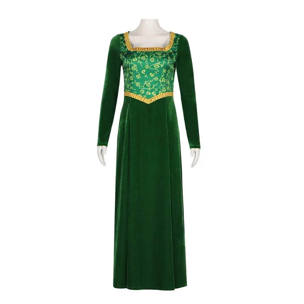 Shrek-Fiona Princess Dress Costume Outfits Cosplay Halloween Carnival Suit - Ecosfun