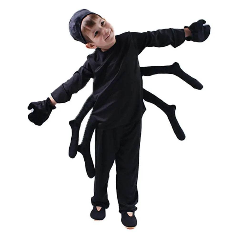 Spider Cosplay Costume Halloween Animal Dress Up Role Play Party Clothing for Kids - Ecosfun