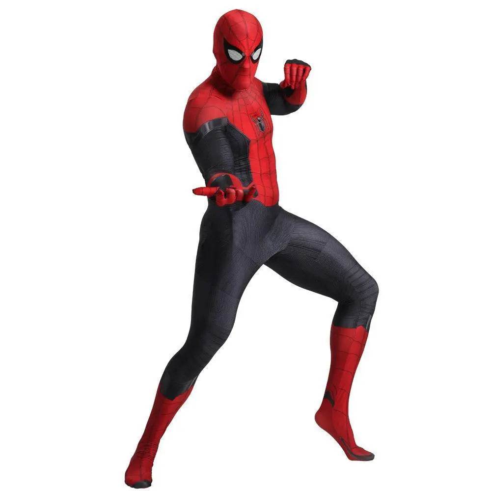 Spider-Man Far From Home Peter B Parker Cosplay Costume Halloween Outfits Bodysuit For Adult Kids - Ecosfun