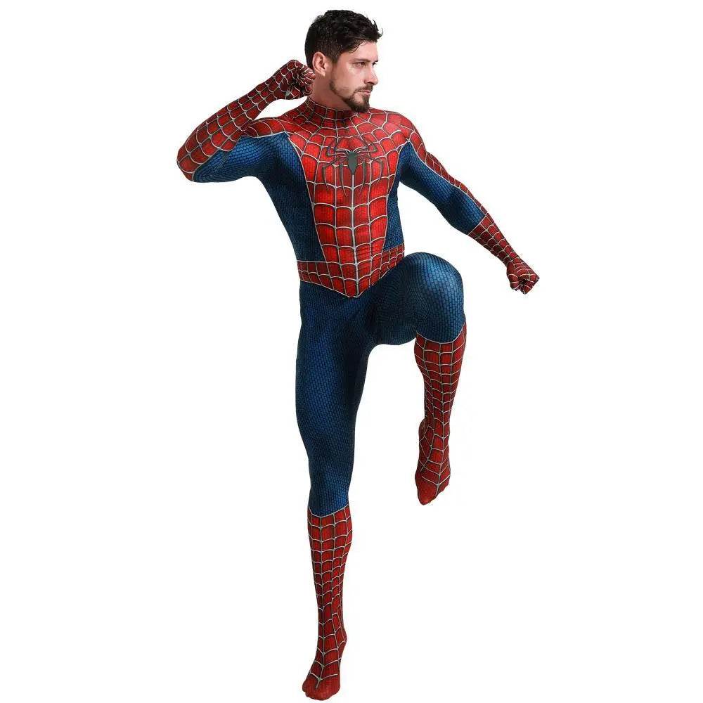 Spider-Man Tony Halloween Cosplay Costume Zentai Jumpsuit - Ecosfun