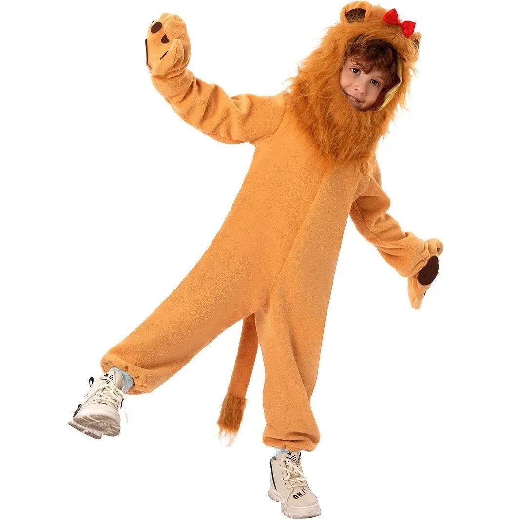 The Wizard of Oz Funny Little lion Child Costume Party kids Cosplay Halloween - Ecosfun