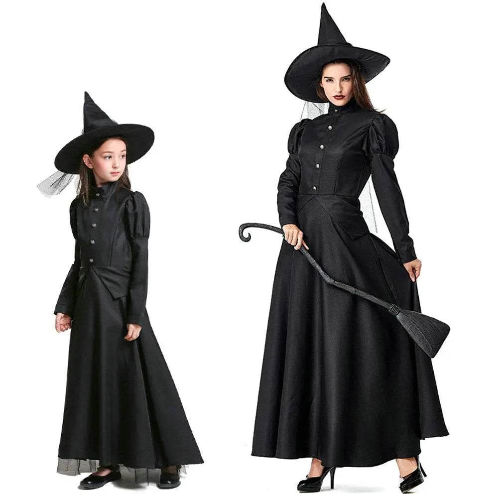 The Wizard of Oz Halloween Party Witch Family Matching Cosplay Costume - Ecosfun
