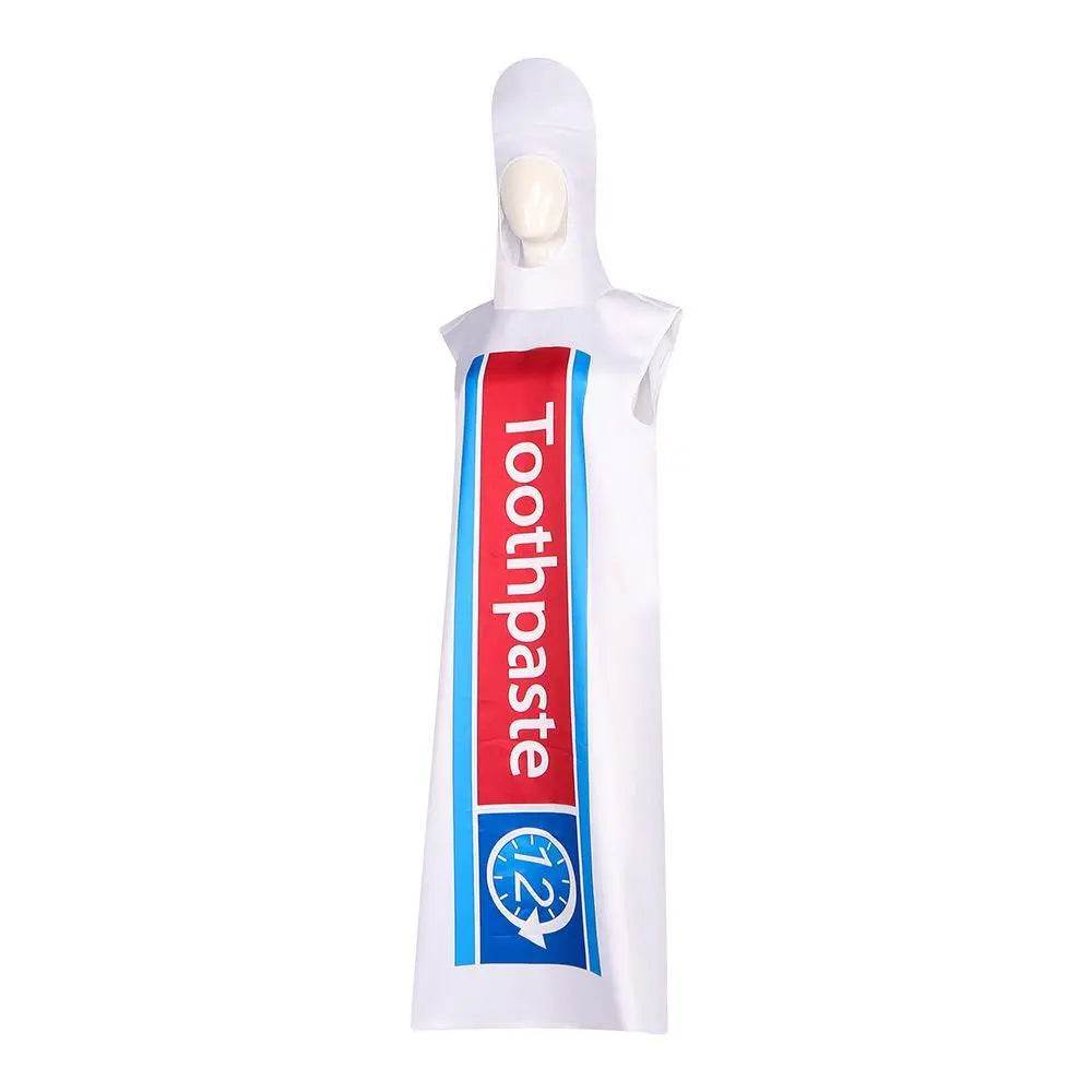 Toothpaste Toothbrush Funny Costume Halloween Cosplay For Adults - Ecosfun