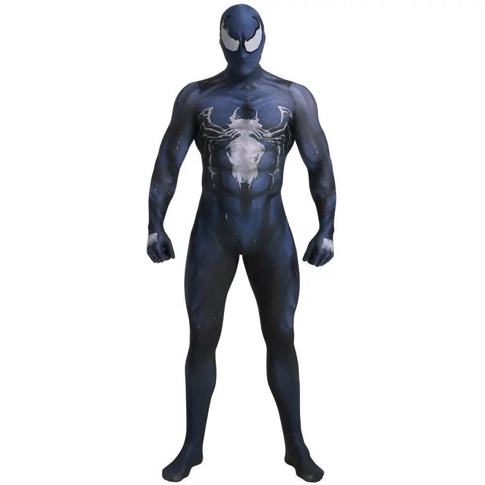 Venom Symbiote Eddie Brock Costume Spider Man Cosplay Jumpsuit For Adult kids - Ecosfun