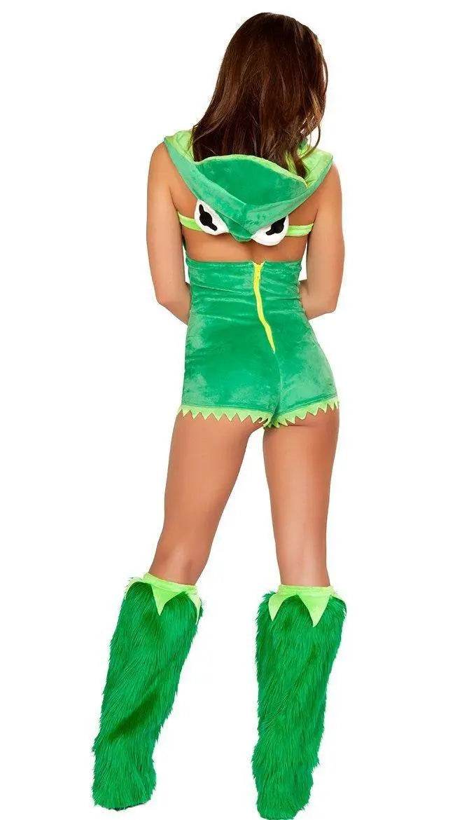 Women Halloween Frog Costume Cosplay Fancy Dress Animal Uniform - Ecosfun