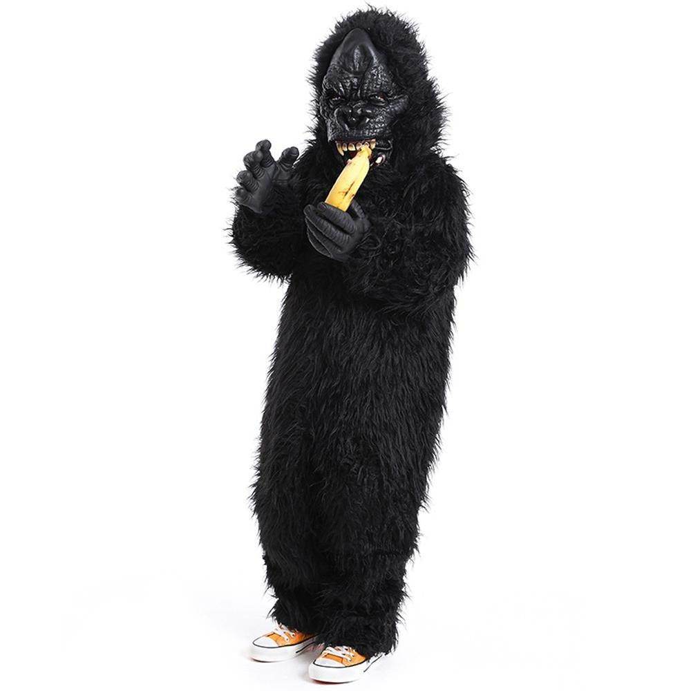Animal party play King Kong Suffed Gorilla Costume for Kids - Ecosfun