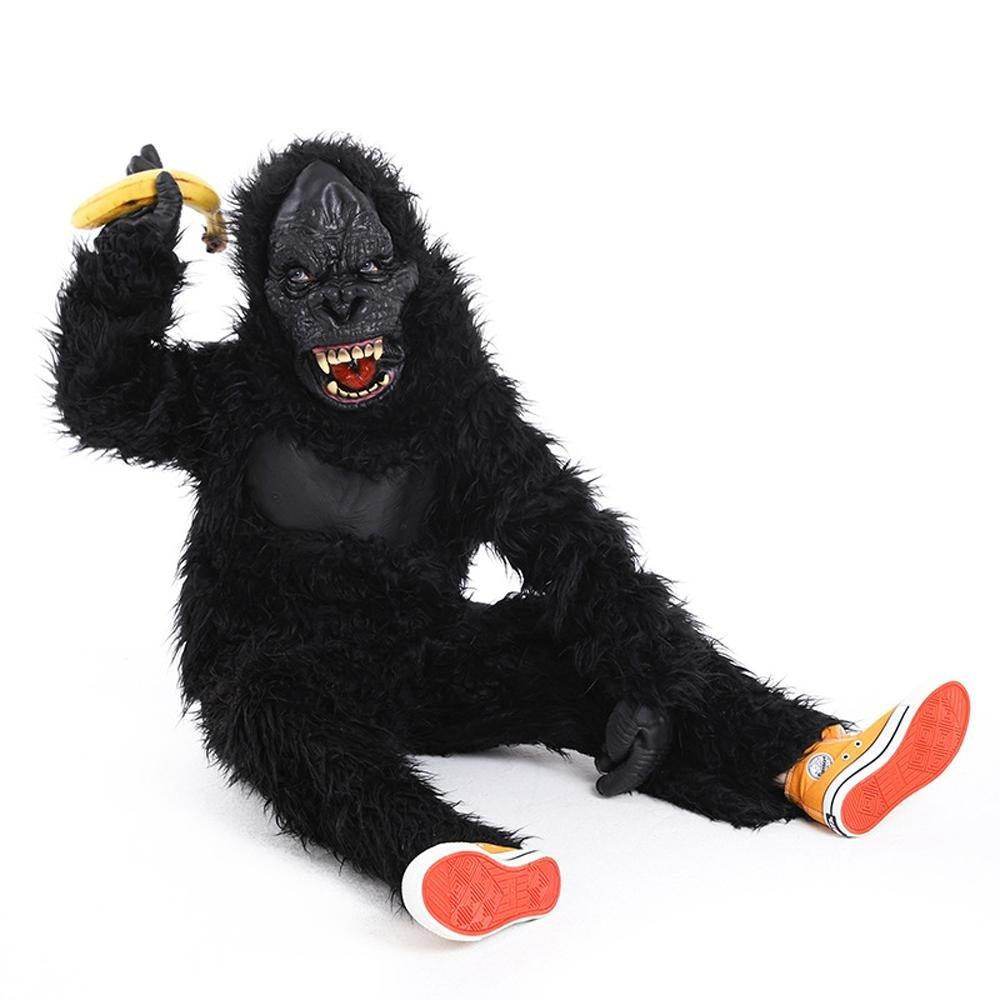 Animal party play King Kong Suffed Gorilla Costume for Kids - Ecosfun
