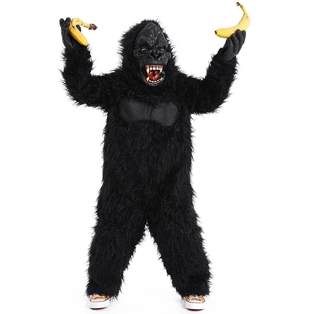 Animal party play King Kong Suffed Gorilla Costume for Kids - Ecosfun