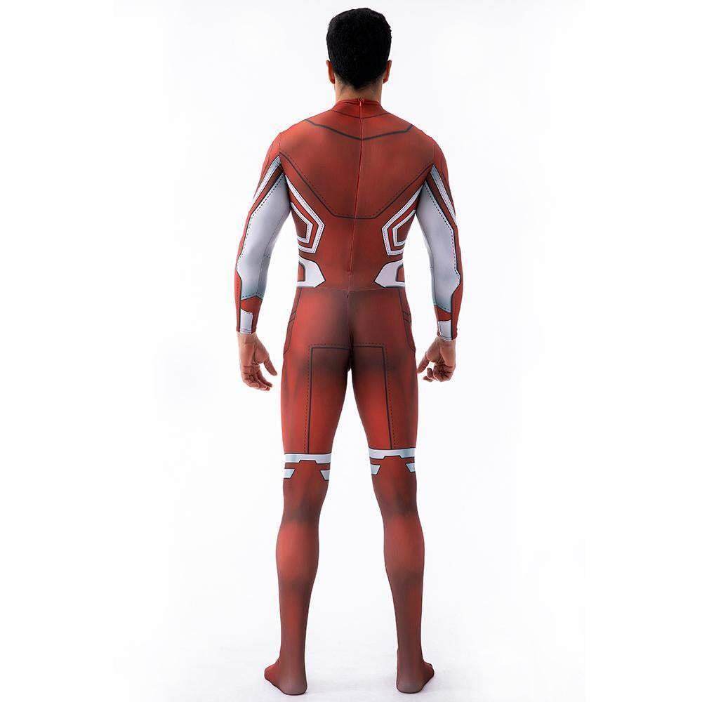Captain Canuck Cosplay Costumes Jumpsuit Superhero Halloween Tights Zentai For Adult Kids - Ecosfun