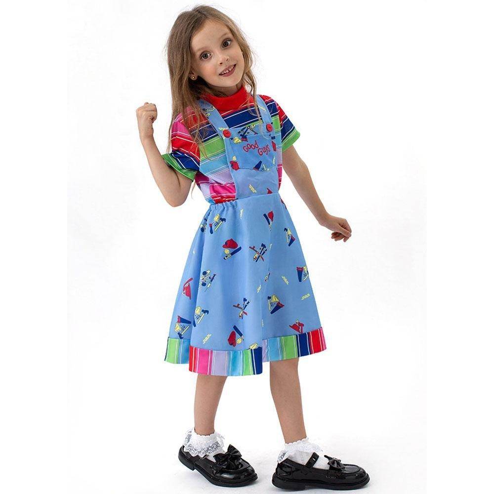 Chucky Season 2 Kids Dress Halloween Outfits Cosplay Costume - Ecosfun