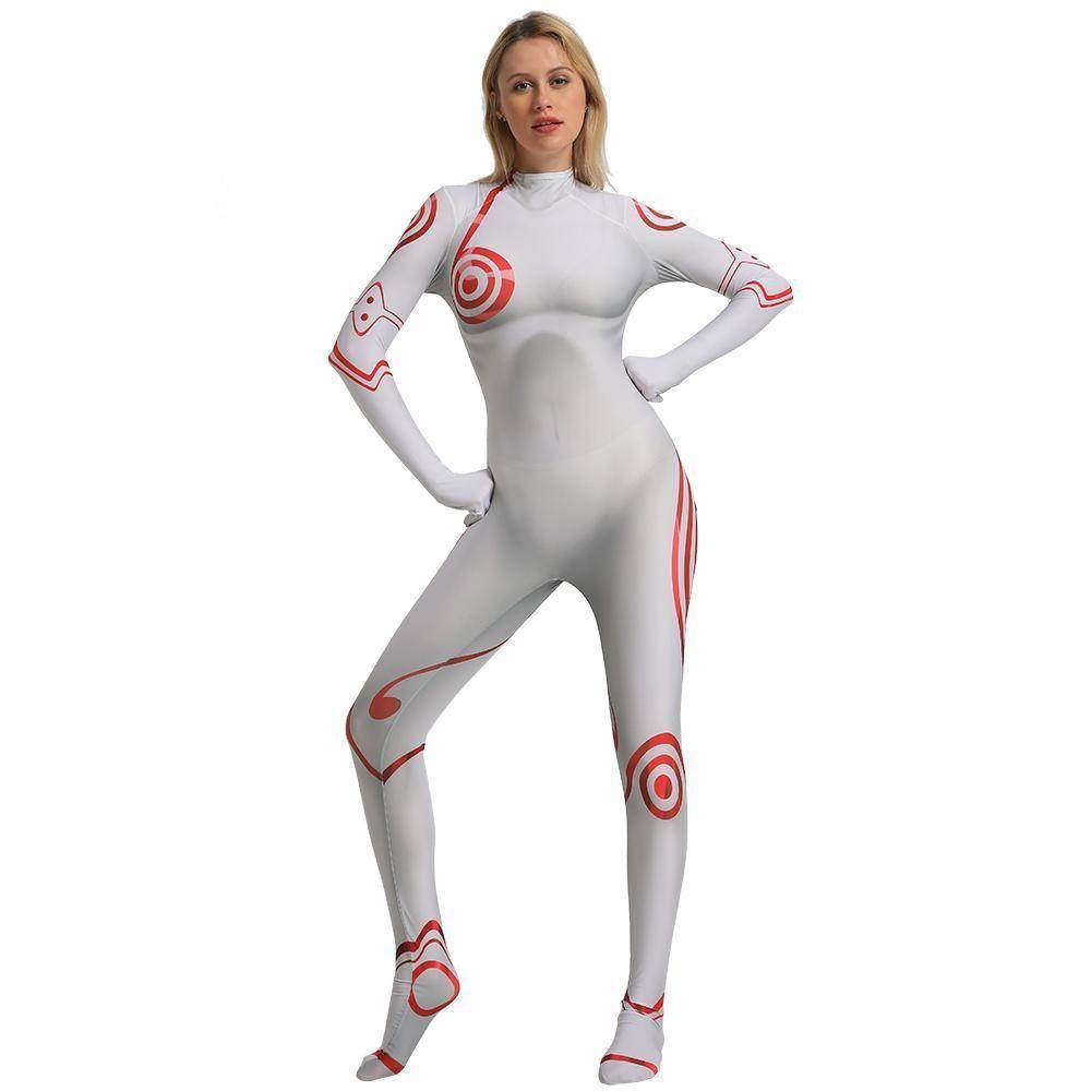 Deadman Wonderland Shiro Cosplay Costume Zentai Bodysuit for Halloween Party - Ecosfun