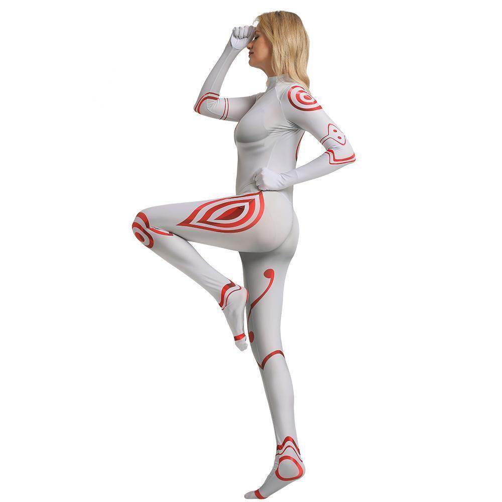 Deadman Wonderland Shiro Cosplay Costume Zentai Bodysuit for Halloween Party - Ecosfun