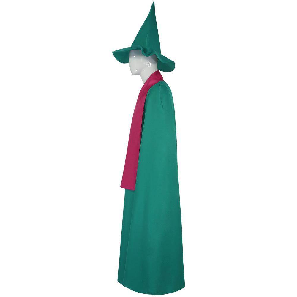 Deltarune Ralsei Cosplay Costume Cape Scarf and Hat Set for Adults - Ecosfun