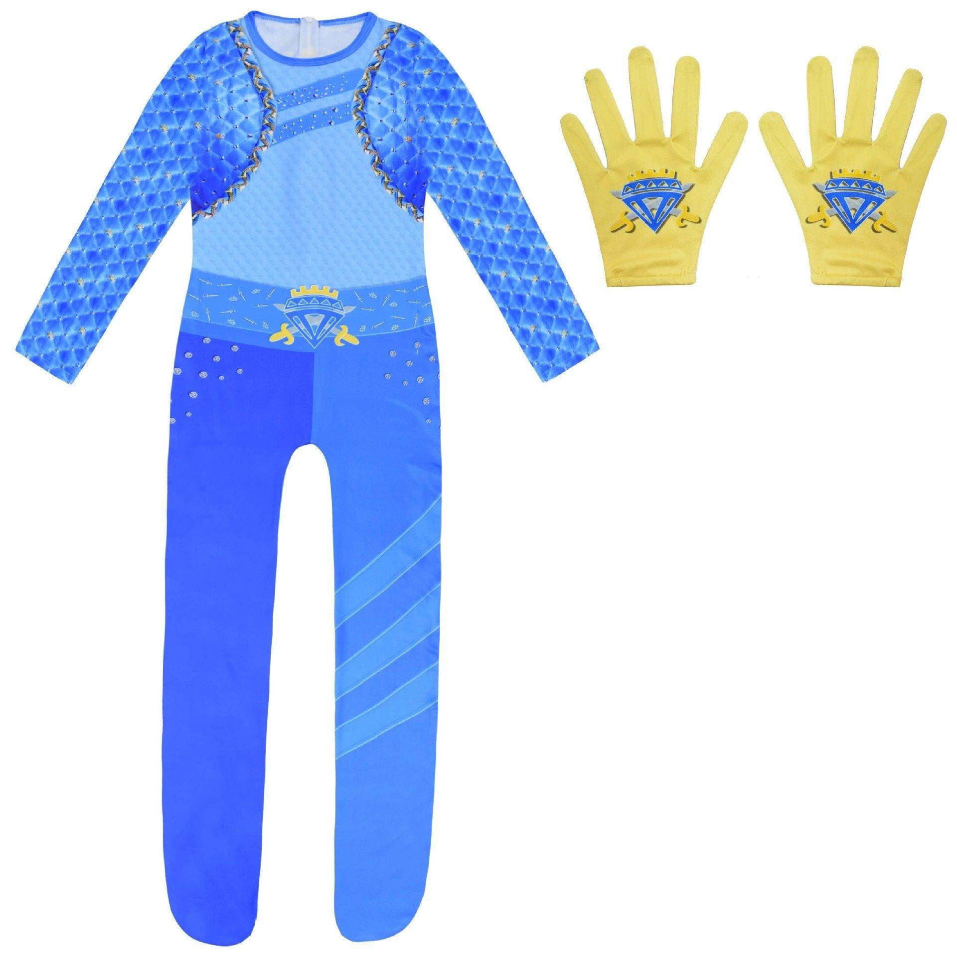 Descendants 4 Queen of Hearts Costume Halloween for Kids Girls - Ecosfun