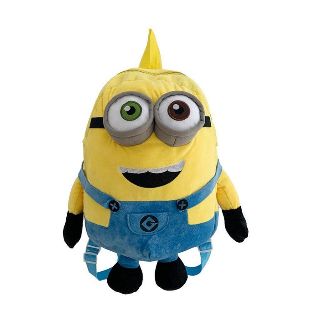 Despicable Me Minions Plush school bag large capacity student cartoon backpack - Ecosfun