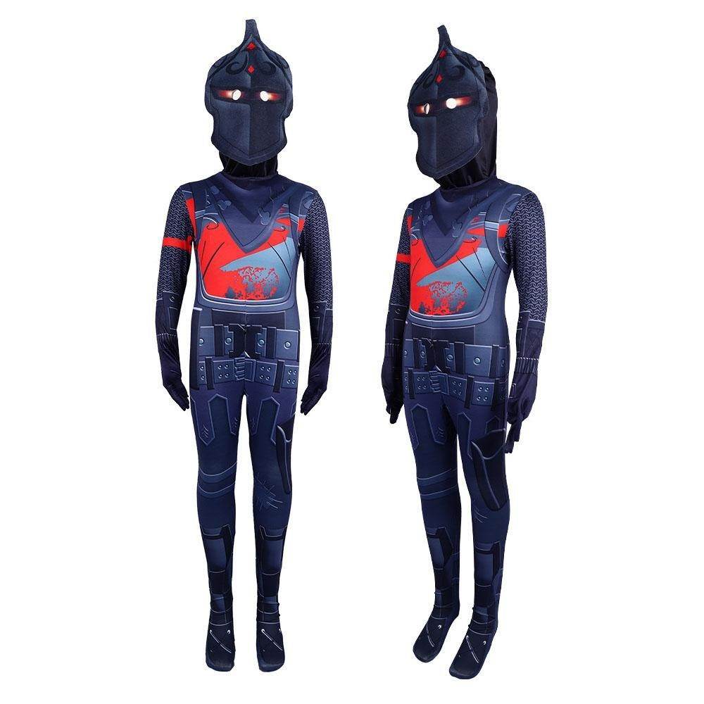 Fortnite Boy Black Knight Costume Jumpsuit for Kids - Ecosfun
