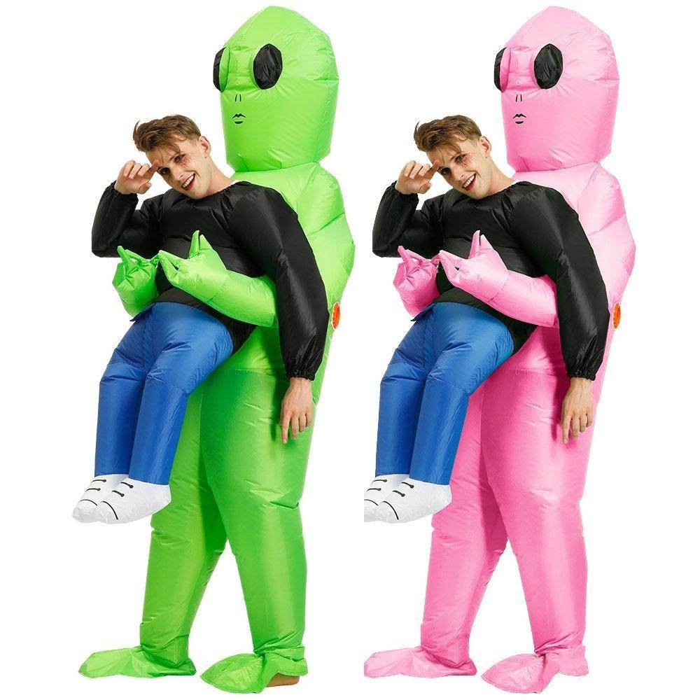 Funny inflatable Alien costume Halloween Party for Adult Kids - Ecosfun