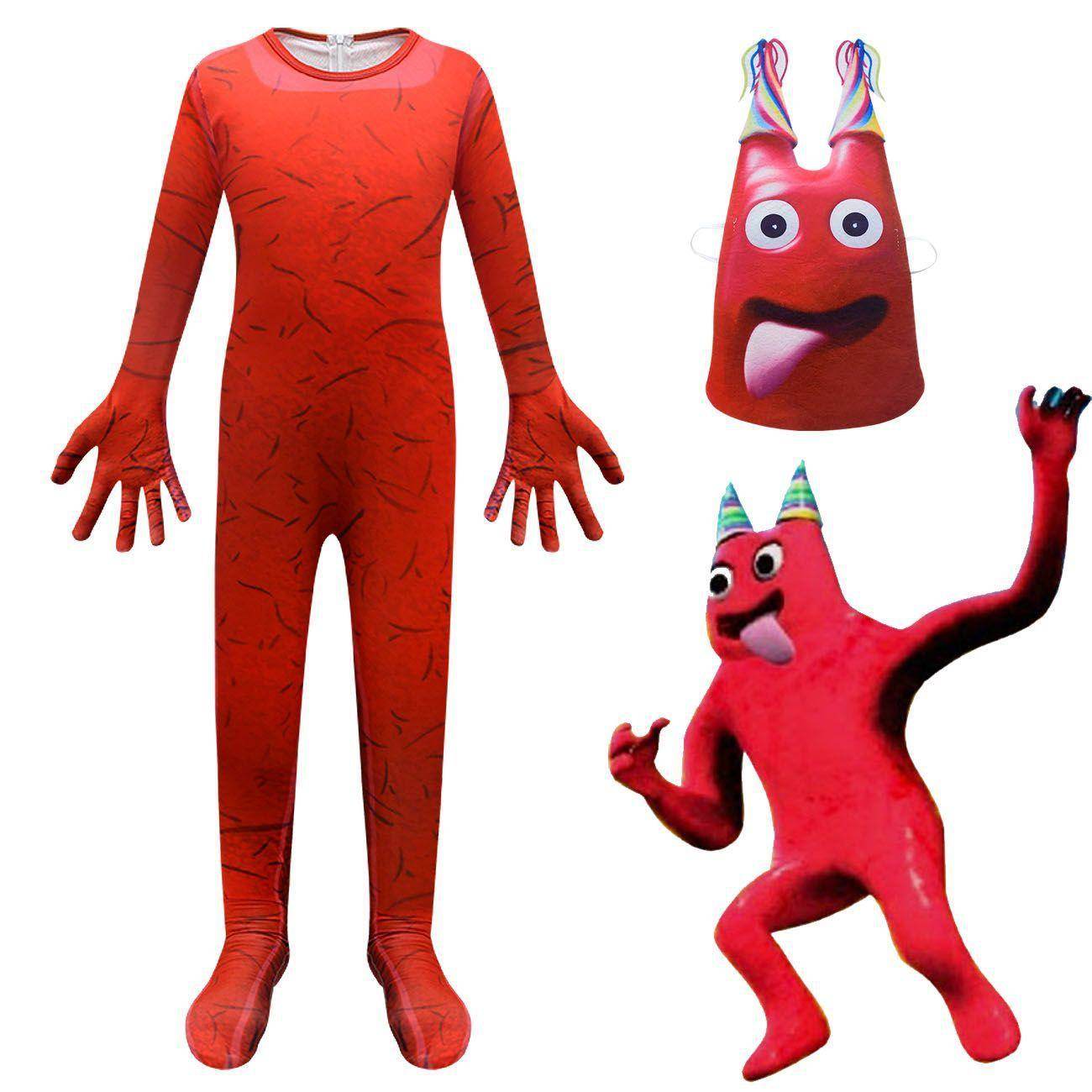Garden of Banban Costume Kids Monster Cosplay Bodysuit Horror Play Party Jumpsuit Halloween Outfit - Ecosfun