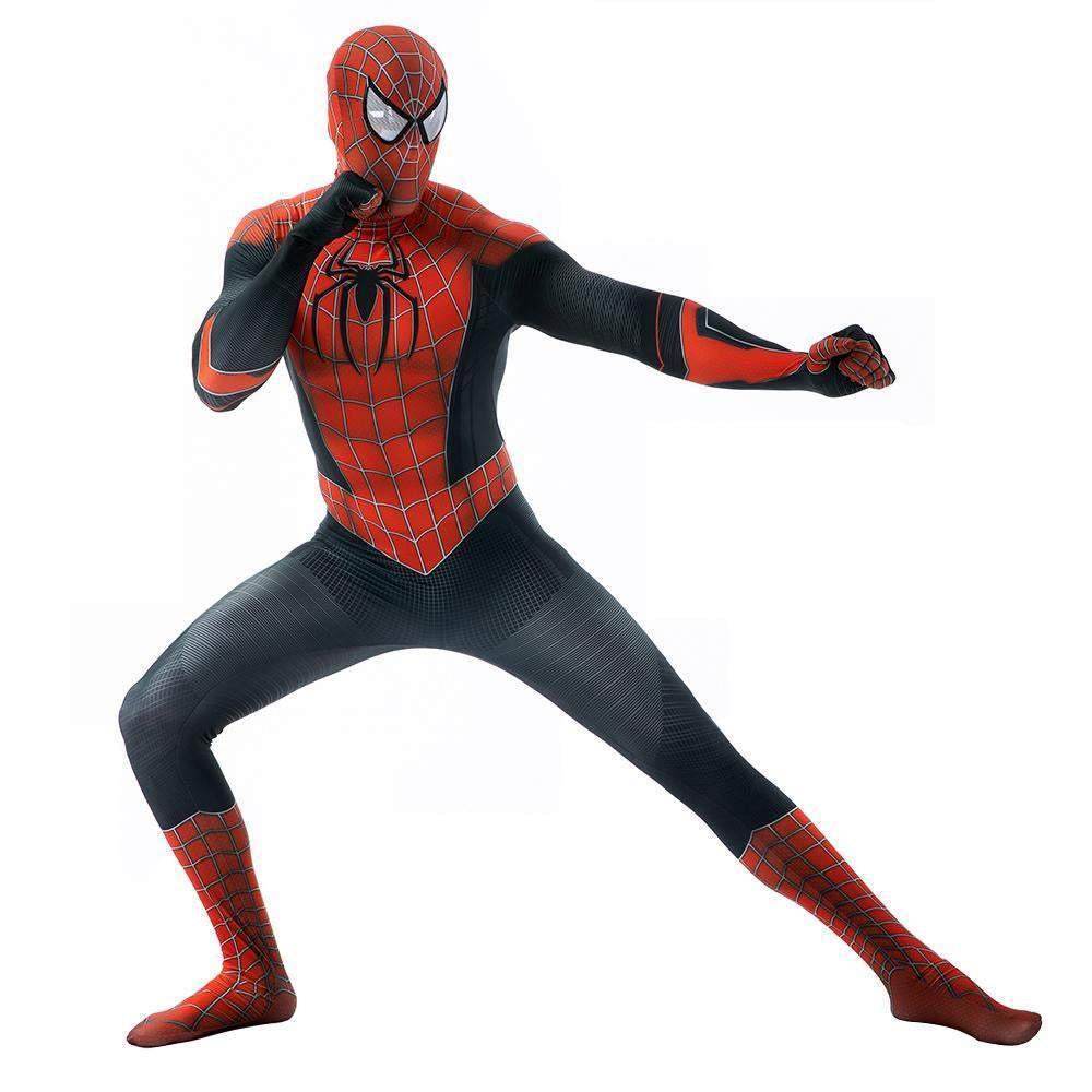 Halloween Cosplay Peter B Parker Spiderman Jumpsuit Superhero Tights Costume Suit Zentai For Adult Kids - Ecosfun