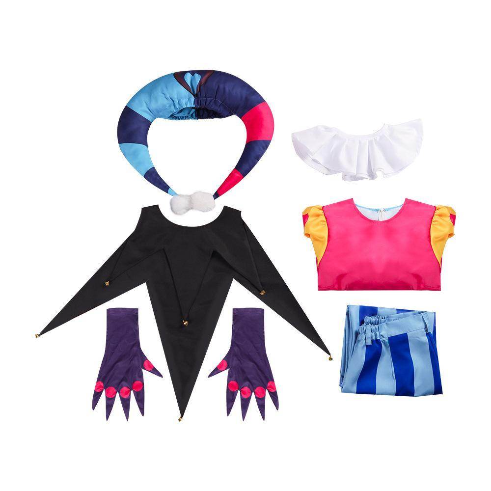 Hazbin Hotel Helluva Boss Fizzarolli clown stage costume cosplay - Ecosfun