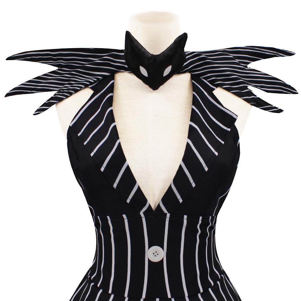 jack skellington costume Dress Nightmare Before Christmas For Women - Ecosfun