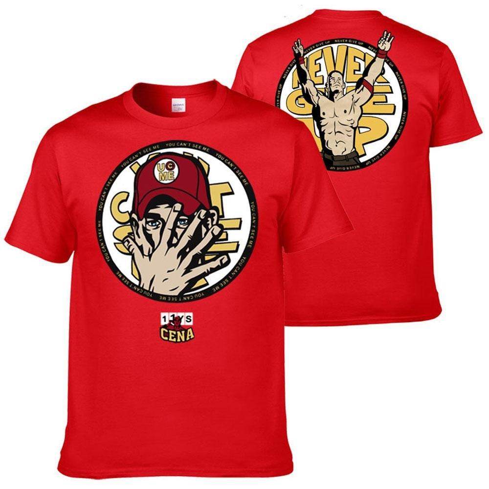 John Cena Costume T-shirt for Adult Kids Boys More Color - Ecosfun
