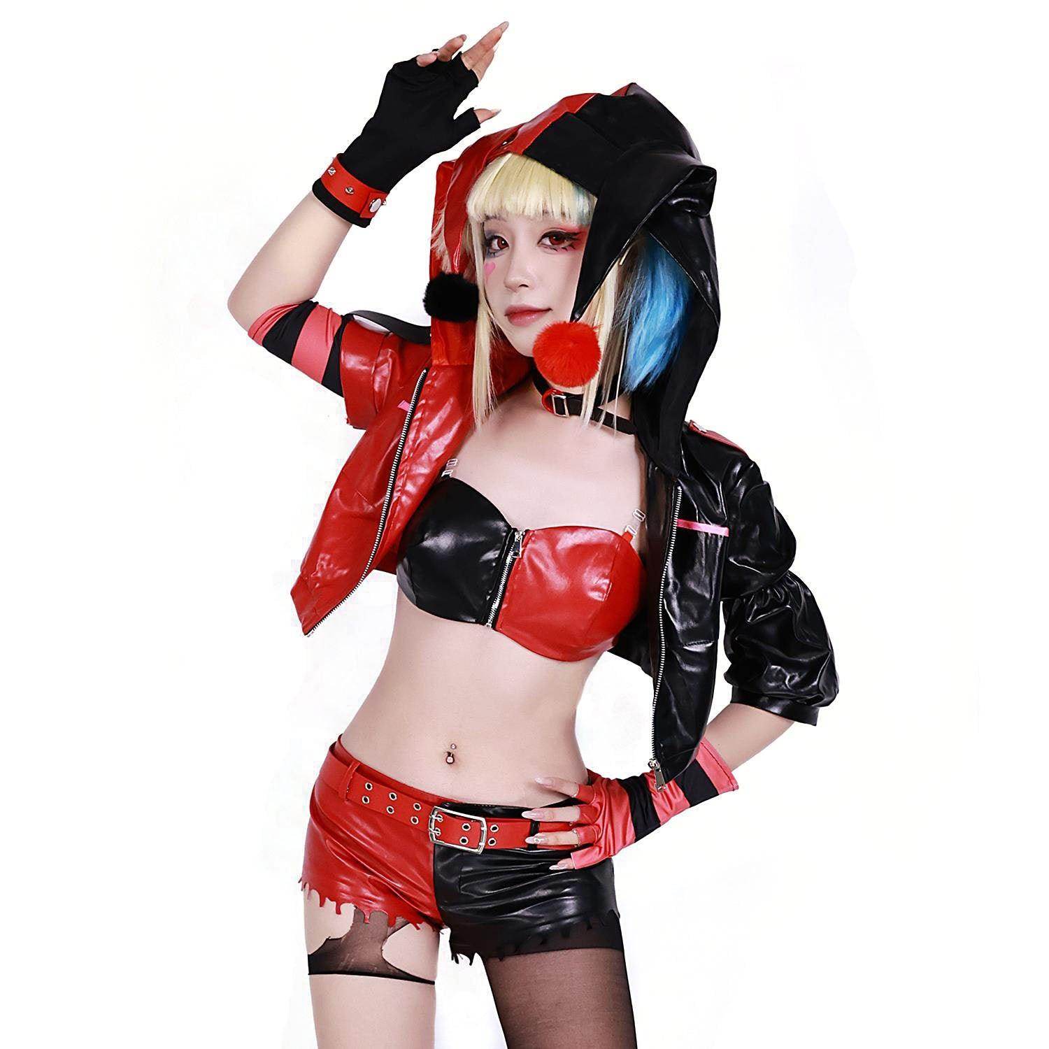 Joker girl cosplay costume suicide squad Harley Quinn cosplay anime - Ecosfun